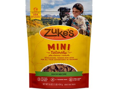 Zukes Duck Mini Naturals Dog Treats For Discount