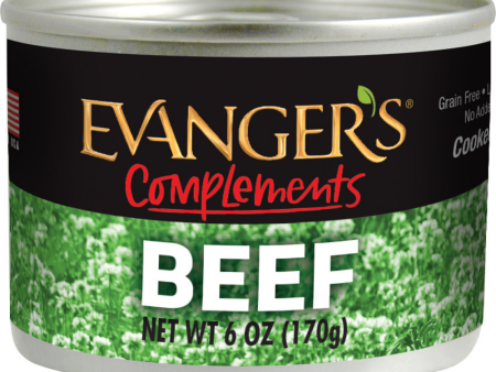 Evangers Grain Free Beef Canned Dog and Cat Food Online Sale