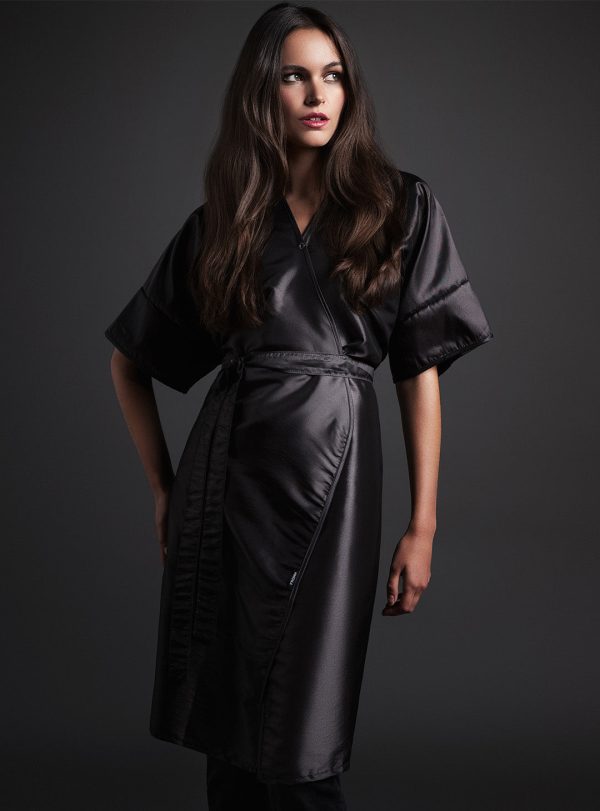 Premium Client Cover Up Robe - Gunmetal Discount