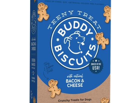 Buddy Biscuits Teeny Crunchy Bacon & Cheese Dog Treats Online now