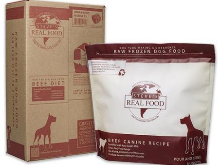 Steve s Frozen Dog & Cat Beef Hot on Sale