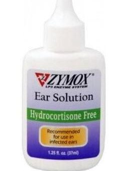 Zymox Ear Solution 1.25 oz Bottle No Hydrocortisone For Cheap