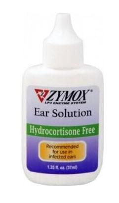 Zymox Ear Solution 1.25 oz Bottle No Hydrocortisone For Cheap