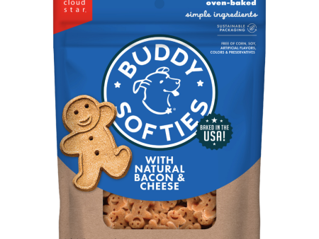 Buddy Biscuits Softies Soft and Chewy Bacon and Cheese Dog Treats Hot on Sale