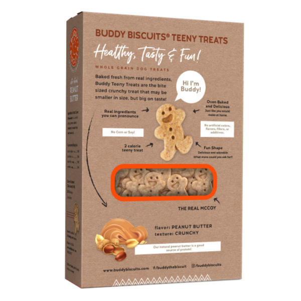 Buddy Biscuits Teeny Peanut Butter Dog Treats Hot on Sale