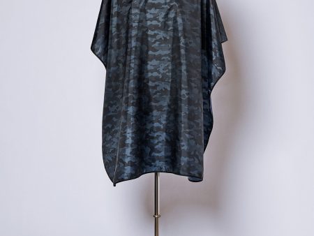 Premium Client Barber Cape - Black Camo on Sale