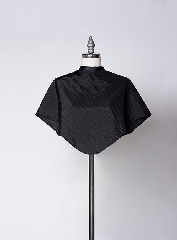 Client Comb Out and Makeup Cape - Black Hot on Sale