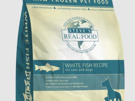 Steve s Dog Frozen Patties Whitefish BARF Diet Sale