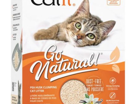 Catit Go Natural! Pea Husk Clumping Cat Litter - Natural - 14 L box Hot on Sale