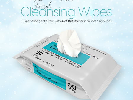 Facial Cleansing Wipes 50ct Discount