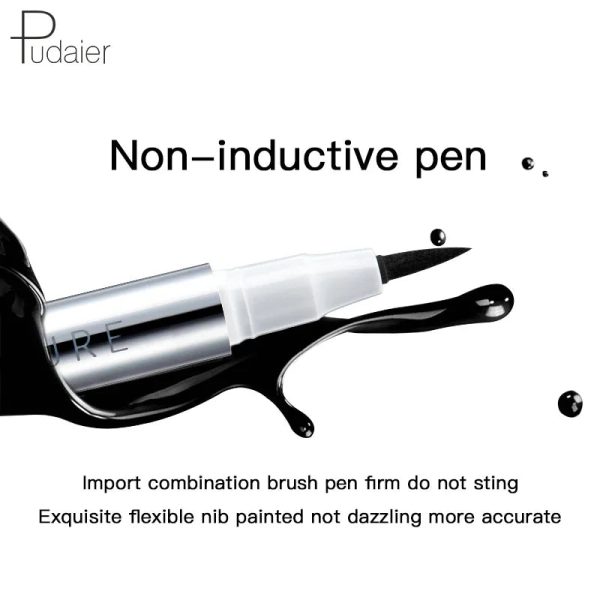 1Pcs Pudaier Black Eyeliner Pencil Waterproof Pen Quick Dry Hot on Sale