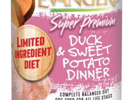 Evangers Super Premium Duck and Sweet Potato Canned Dog Food For Cheap