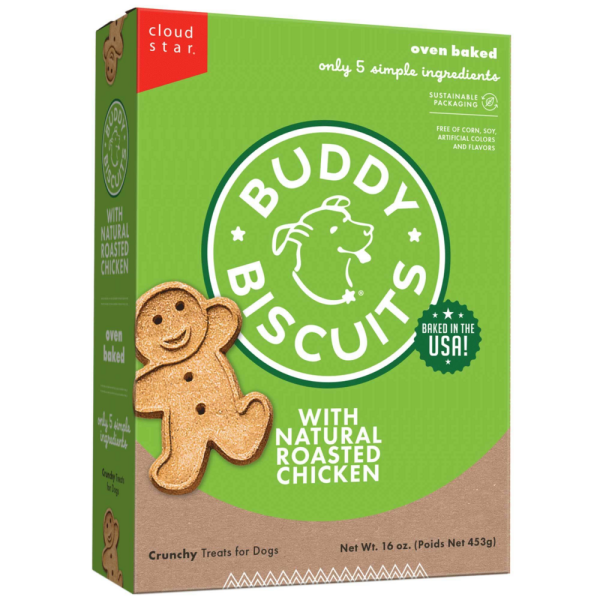 Buddy Biscuits Crunchy Roasted Chicken Dog Treats Fashion