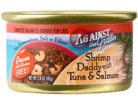 Against the Grain Shrimp Daddy with Tuna and Salmon Canned Cat Food Discount