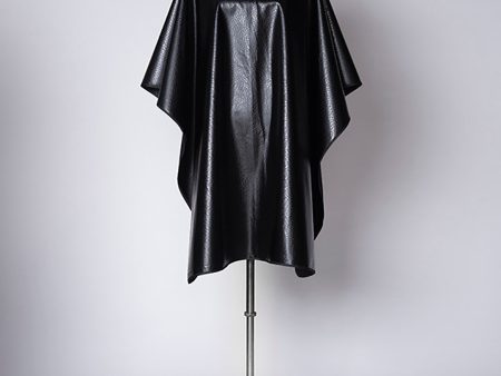 Premium Client Embossed All Purpose Salon Cape - Black Online now