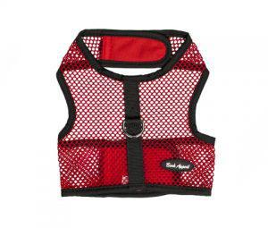 Bark Appeal Wrap N Go Netted Harness Red Hot on Sale