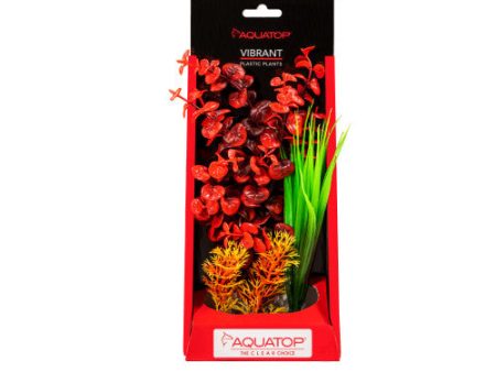 Aquatop Vibrant Wild Plant Red, 1 Each 10 in by Aquatop For Discount