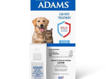 Adams Ear Mite Treatment 1 Each 0.5 Oz by Adams Online Sale