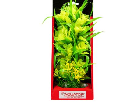 Aquatop Vibrant Passion Plant Yellow, 1 Each 10 in by Aquatop For Cheap