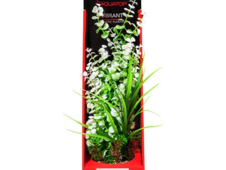 Aquatop Vibrant Wild Plant White, 1 Each 16 in by Aquatop on Sale