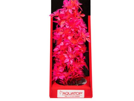 Aquatop Vibrant Garden Plant Pink, 1 Each 10 in by Aquatop Discount