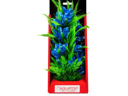 Aquatop Vibrant Passion Plant Blue, 1 Each 10 in by Aquatop For Sale