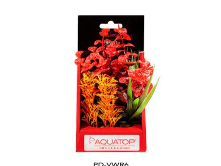 Aquatop Vibrant Wild Plant Red, 1 Each 6 in by Aquatop Online