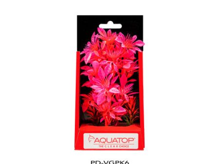 Aquatop Vibrant Garden Plant Pink, 1 Each 6 in by Aquatop For Cheap