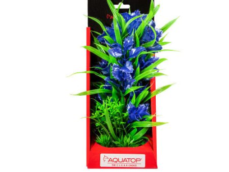 Aquatop Vibrant Garden Plant Blue, 1 Each 10 in by Aquatop Sale