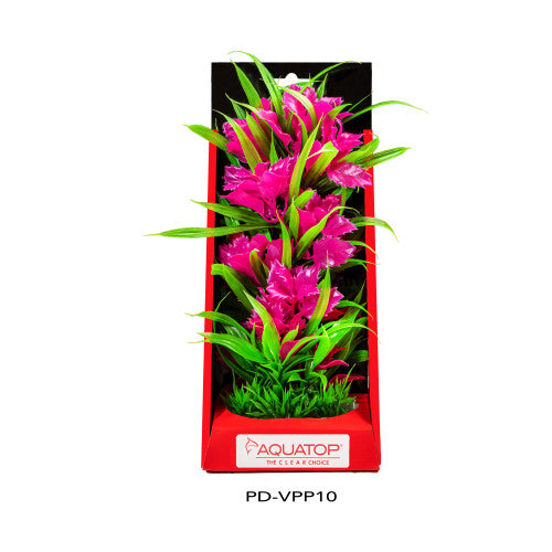 Aquatop Vibrant Passion Plant Pink, 1 Each 10 in by Aquatop For Cheap