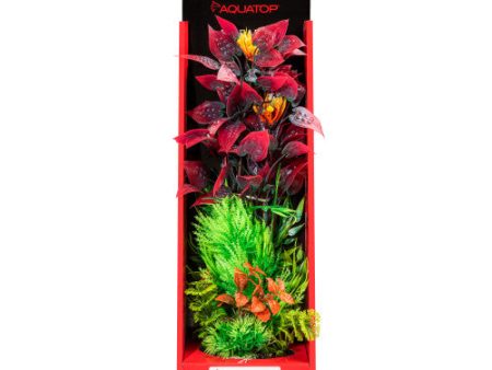 Aquatop Vibrant Wild Plant Mixed Red, 1 Each 16 in by Aquatop Discount