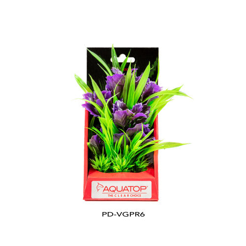 Aquatop Vibrant Garden Plant Purple, 1 Each 6 in by Aquatop Supply